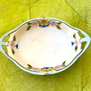 🍭Hand painted Nippon pickle dish/candy